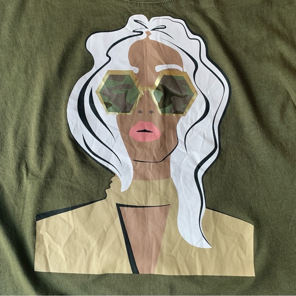 NEW YORK & COMPANY Women’s Green Olives Top Summer vibe & Hot Weather size:M - Picture 3 of 6